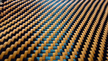 Cargar imagen en el visor de la galería, Fibra de carbono naranja 12k twill 1.27m x 1m
