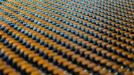 Fibra de carbono naranja 12k twill 1.27m x 1m